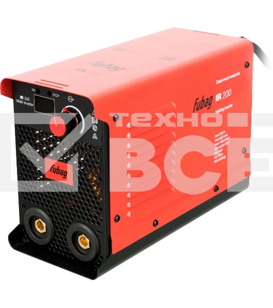 Инвертор сварочный FUBAG IR 200 220В ММА 5-200А 1.6-5.0мм 4.64кг