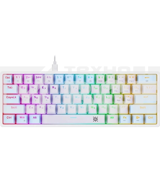 Клавиатура Defender Amox GK-585 проводная, USB Type-A, белый