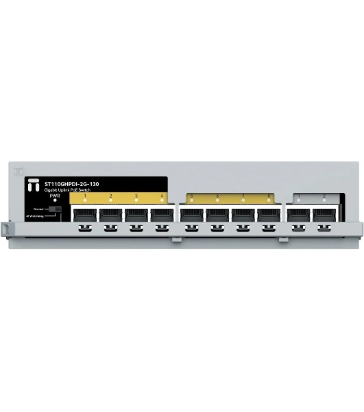 Коммутатор Netis ST110GHPDI-2G-130 8x100Мбит/с 2x1Гбит/с 8PoE 130W неуправляемый