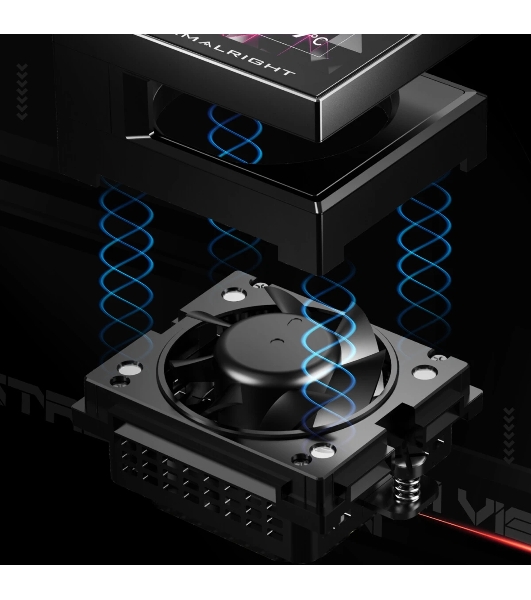 Система водяного охлаждения Thermalright Stream Vision 360 Soc-AM5/AM4/1200/1700/1851 черный 4-pin 28.1dB Al LCD Ret (S-VISION-360-BL)