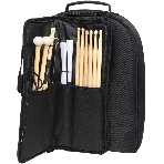 Рюкзак-чехол STAGG DSBACKPACK для 10 пар палочек, усиленный нейлон, много карманов, вес 1,2 кг, чёрный., фото2
