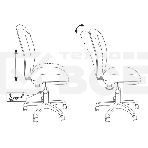 Кресло детское Бюрократ KD-W10/26-29-1 оранжевый 26-29-1 (пластик белый), фото5