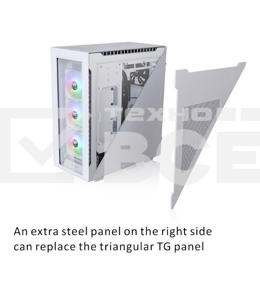 Компьютерный корпус Thermaltake Divider 500 TG Snow ARGB CA-1T4-00M6WN-01 White/Win/SPCC/Tempered Glass*4/120mm ARGB Fan*3/120mm Standard Fan*1 (527897)