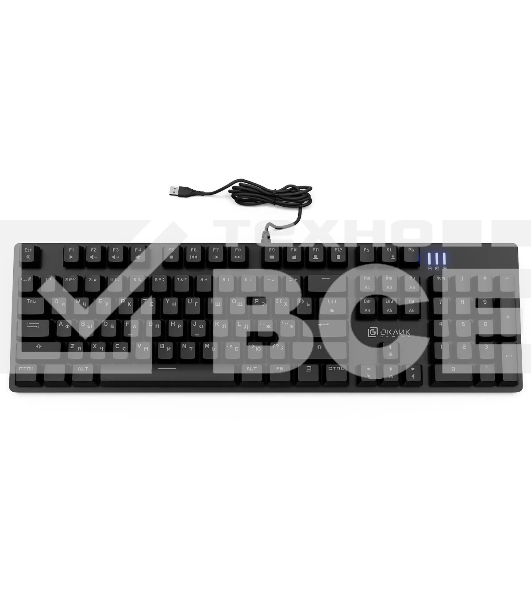 Клавиатура Oklick 990 G2 (1875240) проводная, USB, черный