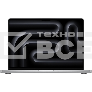 Ноутбук APPLE MacBook Pro 14 Silver (M3/8Gb/1Tb SSD/MacOS) ((MR7K3ZP/A)) нужен переходник на EU