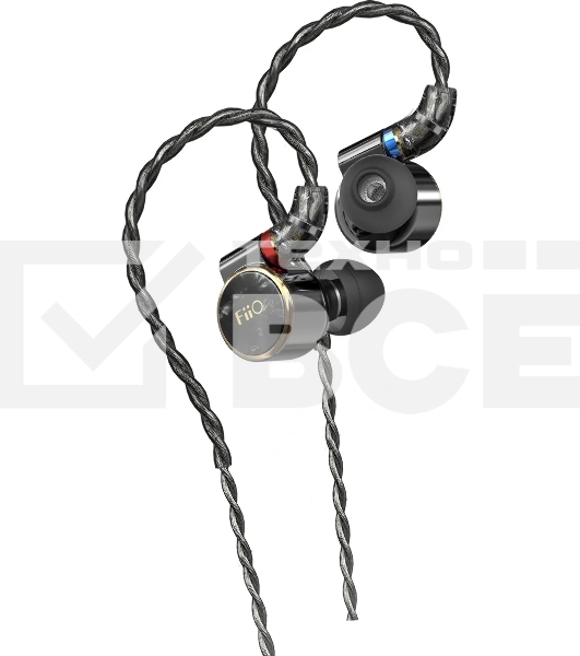 Проводные наушники FiiO FD3 Pro черный, внутриканальные, Jack 3.5/2.5/4.4 мм, сменные штекеры