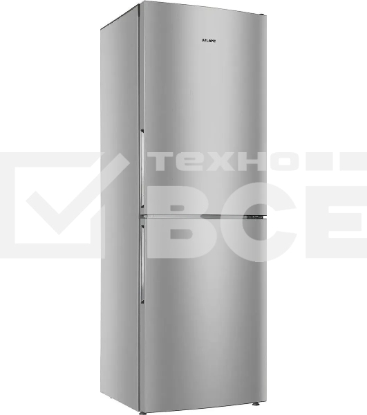 Холодильник Atlant ХМ-4619-181 серебристый двухкамерный 182/119л морозилка снизу