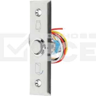 Кнопка выхода Tantos TDE-02 Light (00-00017678) серебристый