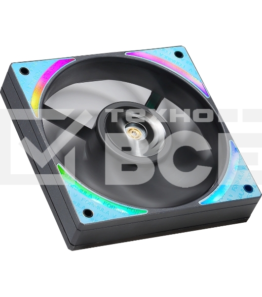 Вентилятор для корпуса Aerocool / Formula Air Bridge Plus BK ARGB черный, 120 мм, 1300 об/мин, 27.2 дБ, 4 pin