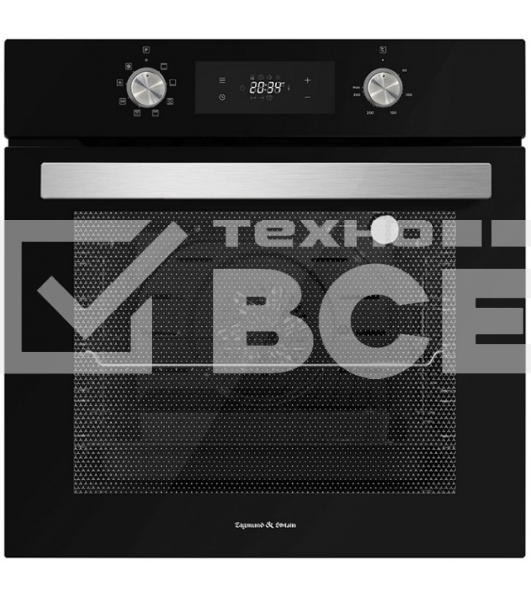 Духовой шкаф электрический встраиваемый Zigmund & Shtain E 149 B чёрный