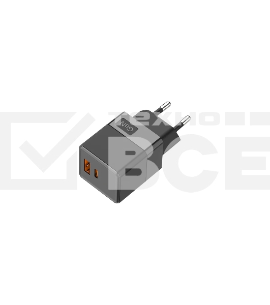 Сетевое зарядное устройство с двумя портами USB-A и USB-C, 35Вт Rexant