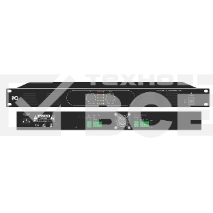 Усилитель [T-2120DSA] ITC, Two Channel Class-D Amp, 2х120W, 100V/4Ohm,1U height, with volume control in front panel,without 24VDC