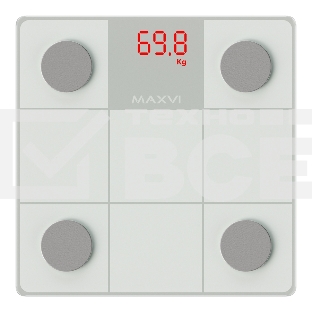Весы напольные Maxvi BS101 белый