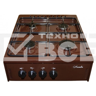 Плита настольная газовая ЛЫСЬВА ПГН 41М коричневый