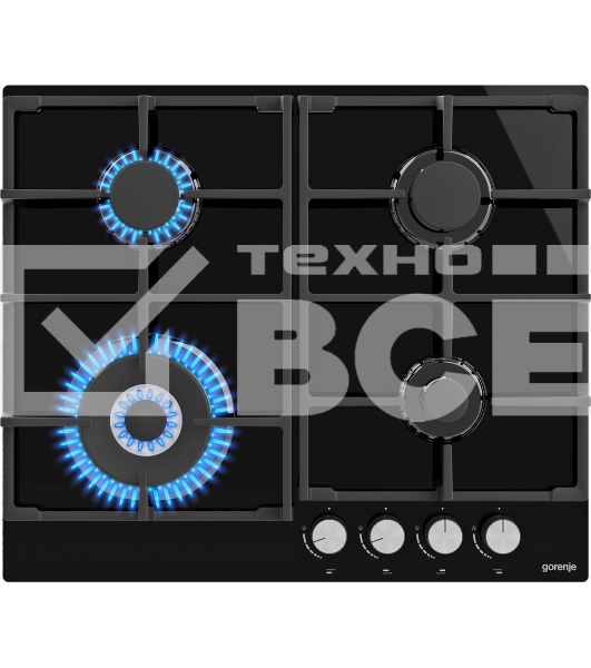 Газовая варочная панель Gorenje Essential GTW641AKB черный
