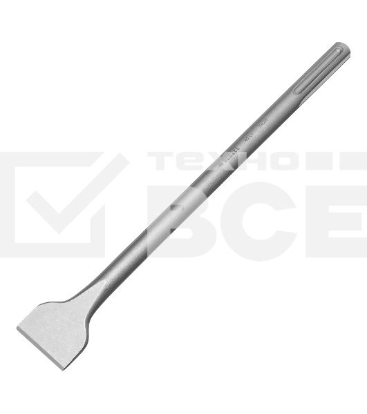 Зубило Denzel плоское, широкое, 25 х 50 х 360 мм, 40Cr, SDS MAX