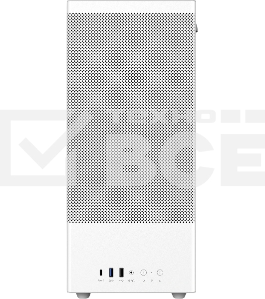 Компьютерный корпус ACD Citadel 108W ATX, Type-C + 2XUSB ports + HD audio combo, Mesh, TG, белый