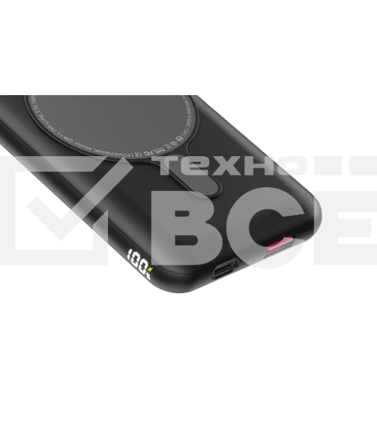 Портативный аккумулятор OLMIO QM-11, 10000mAh, 22.5W QuickCharge3.0/PowerDelivery, 15W wireless, серый