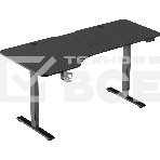 Стол игровой компьюерный Exos черн, 159x75L, высота 72-117 см, фото 1