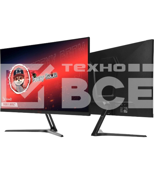Монитор 27' Bloody MN270F IPS 1920x1080, 180 Гц, 1 мс, 16:9, 300 кд/м², 2xHDMI, 1xDP, 1x3.5 мм, черный