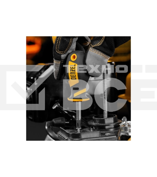 Набор инструментов Denzel 1/2', 1/4', CrV, S2, пластиковый кейс, 122 предмета