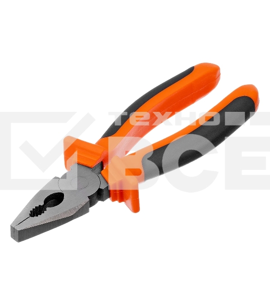 Плоскогубцы Sparta comfort 200 мм, комбинированные, шлифованные двухкомпонентные рукоятки