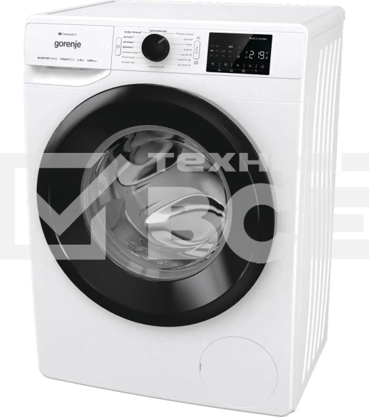 Стиральная машина Gorenje WPNEI82SBSWIFI/C белая, загрузка фронтальная 8кг, 1200 об/мин., класс: A+++