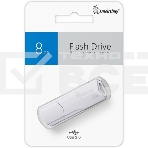 Флешка USB SmartBuy CLUE white (SB8GbCLU-W), 8Gb, USB 2.0, R/W 30/15, белый, фото 1
