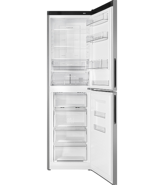 Холодильник Atlant ХМ-4625-181-NL серебристый двухкамерный 211/125л морозилка снизу, No Frost