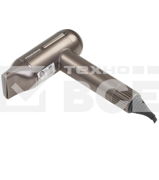 Фен Redmond HD1700 серый/коричневый, 1500 Вт, ионизация