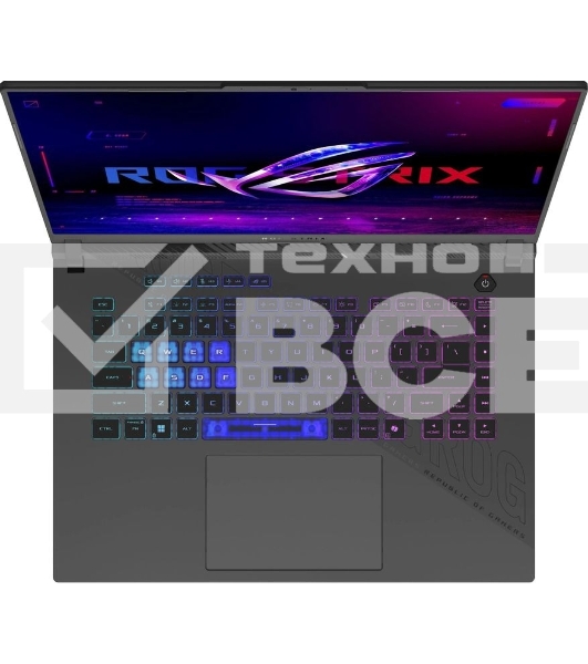 Ноутбук Asus ROG Strix G614PR-RV089/16'/IPS/AMD Ryzen 9 8940HX/32Gb/1Tb SSD/NVIDIA GeForce RTX 5070Ti 12Gb/noOS/серый/2.5kg
