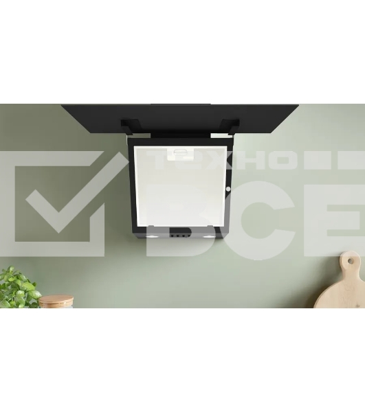 Вытяжка наклонная Bosch DWK63PJ60T 360 м3/ч, 60см, черный, Push buttons