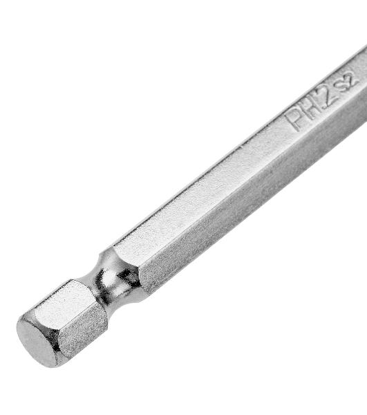 Бита Gross PH2х90мм, сталь S2, шестигр., 10 шт.