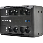 Источник бесперебойного питания CMUS-275 EURO SMART/850 ВА/480 Вт/8 х CEE 7 (евророзетка), фото9