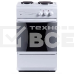 Плита электрическая Flama CE 3201 W белый, конфорок 2 шт, духовка 30 л, 50 см x 85 см x 36 см, фото2