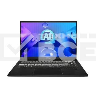 Ноутбук MSI Summit E16 AI Studio A1VETG-017RU черный 9S7-159621-017 Core Ultra 7 155H 16Gb SSD1Tb NVIDIA GeForce RTX4050 6Gb 16