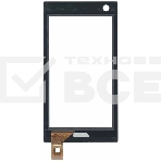 Сенсорное стекло (тачскрин) для Asus 5491L FPC-2, черное, фото2