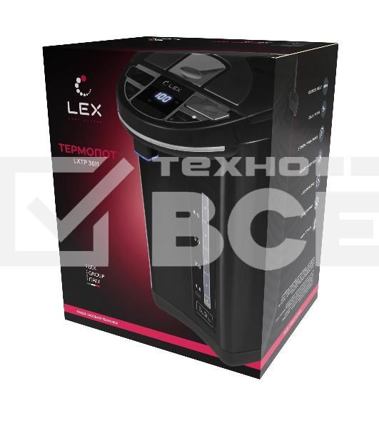 Термопот LEX LXTP3611 5л черный