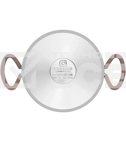 Кастрюля Rondell Etery RDS-1599 3.1л. d=20см (с крышкой) стальной