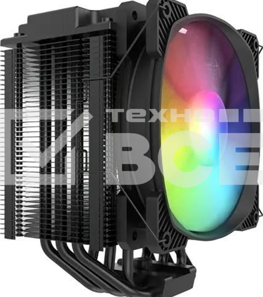 Устройство охлаждения (кулер) MONTECH Air Cooler 210 ARGB Soc-AM5/AM4/1151/1200/1700 черный 4-pin Al+Cu 210W Ret (AIR COOLER 210 ARGB)