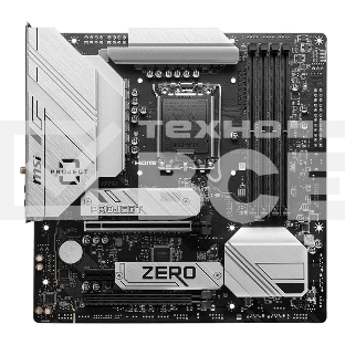 Материнская плата MSI B760M PROJECT ZERO, LGA 1700, Intel B760, 4xDDR5, 4xSATA, 2xM.2, 1xPCIe 5.0 x16, 1xPCIe 4.0 x4, 1xPCIe x1, 1xHDMI, 1xDP, 3xUSB 3.2 Gen 2, 4xUSB 2.0, 1xUSB 3.2 Gen 2x2, 1x 2.5Gb LAN, 5x3.5 мм, 7.1, mATX