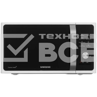 Микроволновая печь Samsung MS23F301TQW/BW белый, 23 л, 800 Вт, переключатели - кнопки/поворотный механизм