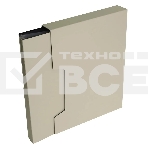 Папка с 80 прозрачными вкладками Бюрократ DeLuxe DLVBOX80MILK A4, пластик, 0.7мм, молочный в коробе, фото 1