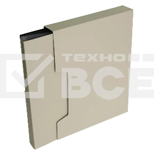 Папка с 80 прозрачными вкладками Бюрократ DeLuxe DLVBOX80MILK A4, пластик, 0.7мм, молочный в коробе