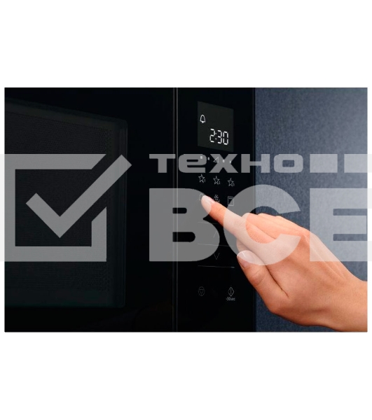 Микроволновая печь встраиваемая Electrolux LMS2203EMK черный, 20 л, 700 Вт, переключатели - поворотный механизм/кнопки