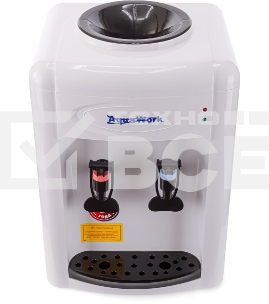 Кулер для воды Aqua Work 0.7-TWR, без нагрева, без охлаждения, белый/черный