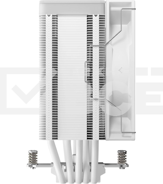 Кулер для процессора DEEPCOOL AG500 WH ARGB V2 белый 120мм алюминий+медь 1850rpm 29.4db 4-pin 240W 155мм