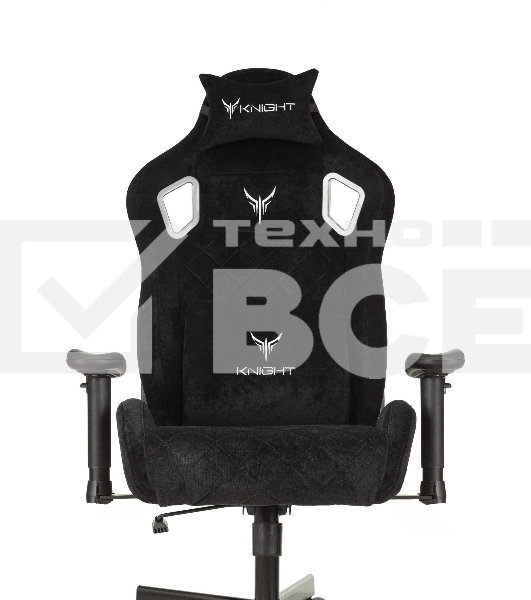 Кресло игровое Knight Outrider Light-20 черный с подголов. крестовина металл