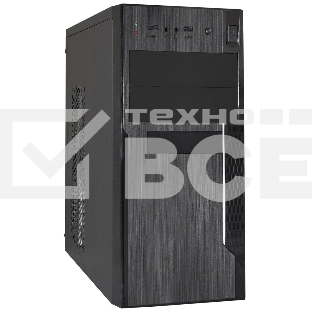 Компьютерный корпус Minitower ExeGate EX299312RUS MA-373X-UNS500 (mATX, БП UNS500 с вент. 12см, 2*USB, аудио, черный)