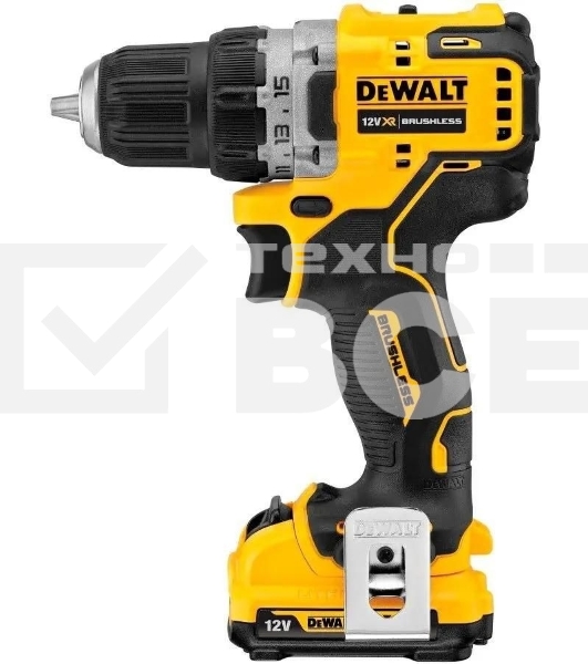 Дрель-шуруповерт DeWalt DCD701D2, Аккумуляторная, 12В, 2 АКБ, Кейс
